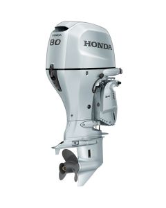 Motor barca Honda BF80 XRTU fara mansa cizma extra lunga 80 CP 4T pornire electrica comanda la distanta elice cu 3 aripi port incarcare 35A