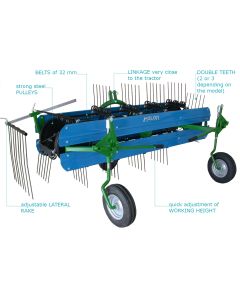 Grebla de adunat fan MINI BCS 140 cm