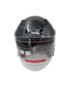 Casca de protectie RDB 512 cu viziera retractabila aerisiri frontale si ochelari de soare fumurii