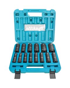 Trusa scule Makita E-16586 14 accesorii tubulare cu impact 1/2" VK 81,5 mm