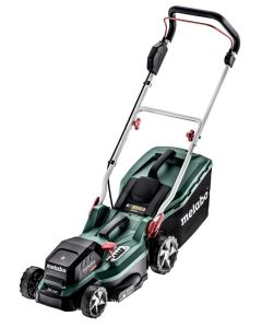 Masina gazon Metabo RM 36-18 LTX BL36 cu acumulatori latime lucru 36 cm volum cos 45 l Acumulatori 2 x 18V / 5.2 Ah Incarcator 2 x ASC 55 "Air cooled"