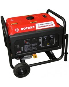 Generator de curent Rotakt ROGE7000 putere 6.8 kW monofazat benzina AVR