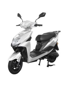 Scuter electric Voltarom VS1 alb putere 2000W viteza 25km/h autonomie 80km fara permis