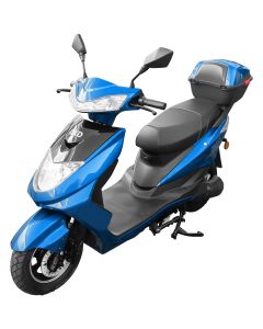 Scuter electric DKD Y-02 autonomie 59 km viteza maxima 25 km/h putere 1500W acumulatori 72V/20Ah nu necesita permis
