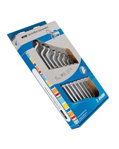 Set chei inelare duble cotite Unior 180/1CS Dimensiuni 6-22 mm 8 piese