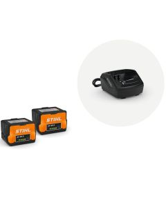 Set STIHL 2x acumulatori AK 30 S si incarcator AL 101