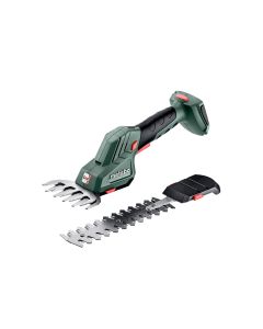 Foarfeca gard viu si iarba Metabo SGS 18 LTX Q compatibila cu acumulator Li-Power 18V lungime lama gard viu 20 cm latime taiere iarba 11.5 cm 