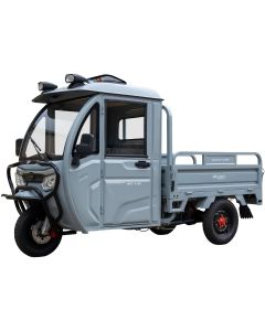 Tricicleta electrica SKYJET Sky Van putere 3000 W 72V 45 AH viteza 25 km/h autonomie 70 km cu cabina fara permis