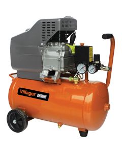 Compresor Villager VAT 24 L PRIME putere 1.5 kW debit 206 l/min presiune 8 bar rezervor 24l