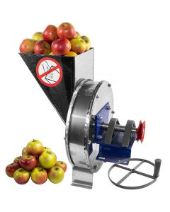 Razatoare fructe Vinita manuala + fulie atasare motor Tambur+cuva inox
