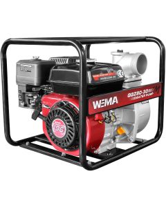 Motopompa apa curata Weima WMQGZ80-30 3" motor 6.5 CP 196 cmc 4 timpi benzina debit 60 mc/h refulare 30 m absorbtie 5 m