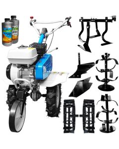Motosapa AGT 5580 motor HONDA GP200 6.5 CP freze plug bilonat plug arat roti metal prasitoare + CADOU 2L Ulei motor