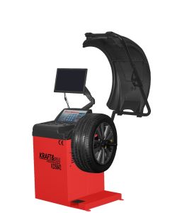 Schimbator automat anvelope Kraft & Dele KD5842 230V frana electromagnetica laser precizie ±1 g roti pana la 65 kg diametru 10–24” latime 1.5–20” timp echilibrare 8 sec