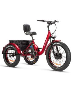 Tricicleta electrica Ztech ZT-80-A MINI autonomie 45 Km viteza maxima 25 km/h putere 250W acumulator 13Ah/48V nu necesita permis